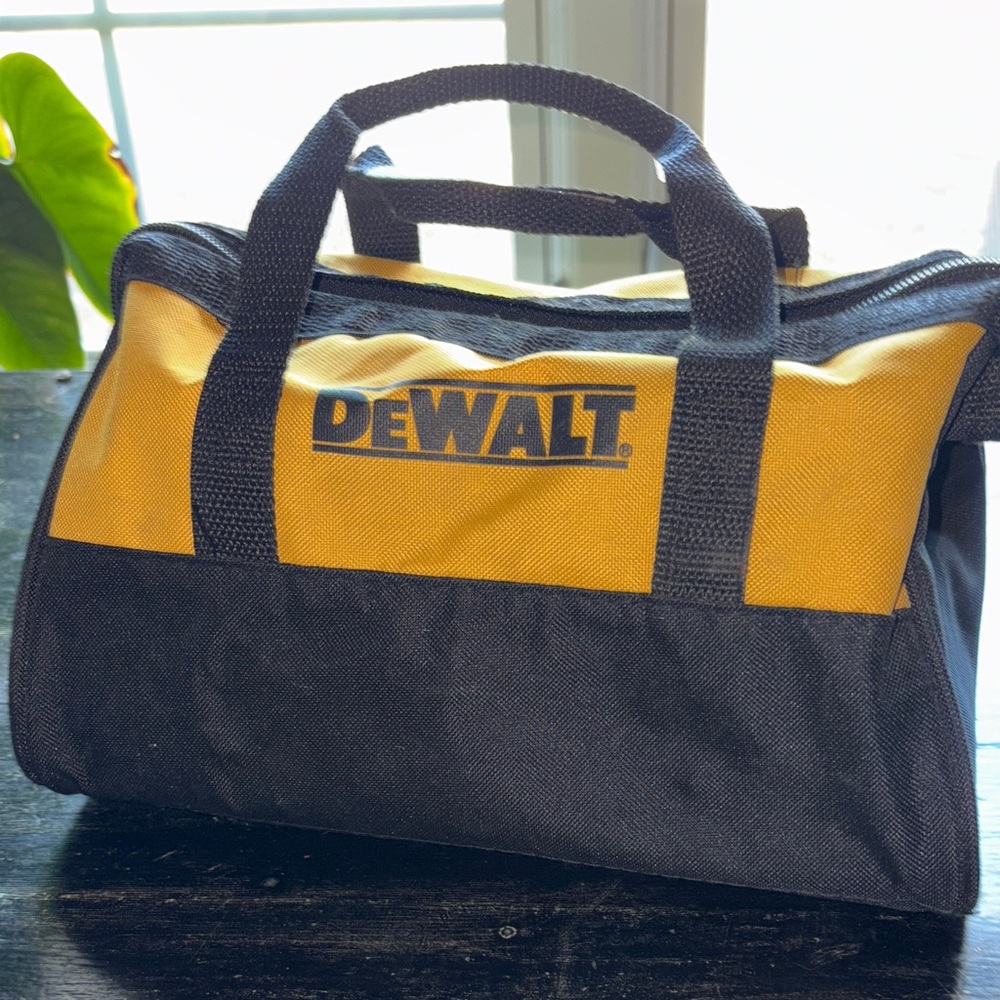 DeWalt Black and Yellow Duffel Bag